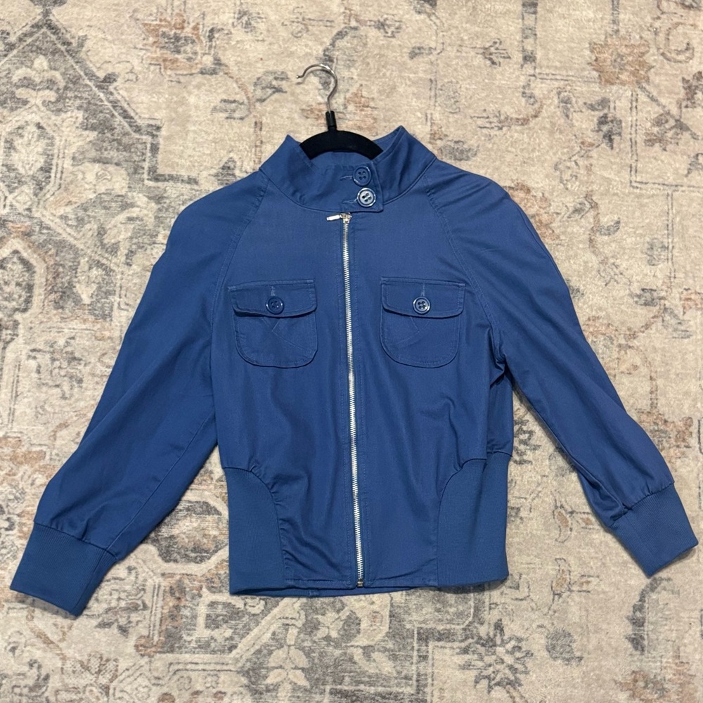 Copper Key Blue Button Jacket